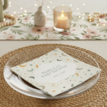 Adoptionsdusch för måne och Stars Boho Baby