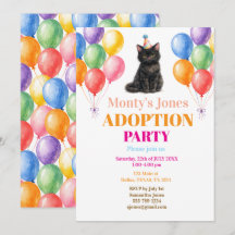 Adoptionsfest Gotcha-dagen Svart Katt Husdjur