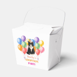 Adoptionsfest Gotcha-dagen Svartvit Katt Husdjur Presentaskar