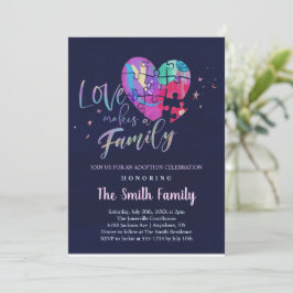 Adoptionsfirande / Baby Shower Inbjudan