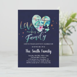 Adoptionsfirande / Baby Shower Inbjudan