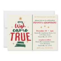 Adoptionsfirande jul Vår dröm blev sann