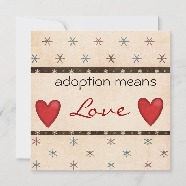 Adoptionsskjut Inbjudan (Framsida)