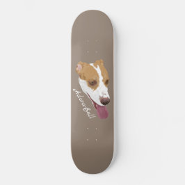Adora-Bull Pitbull Terrier Mix Mini Skateboard Bräda 18,5 Cm