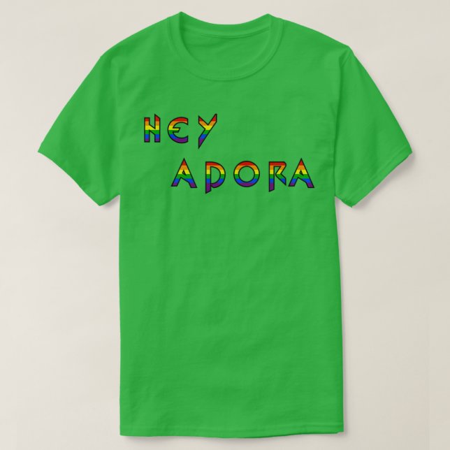 Adora HonRa LGBT-Pridet T Shirt (Design framsida)
