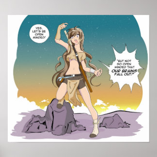 Adora Ztarr "Låt oss vara öppen" Poster