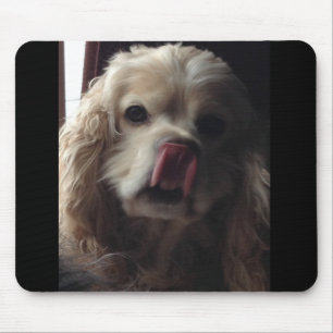 ADORABEL CCKER SPANIEL SKICKAR KISS MOUSEPAD MUSMATTA