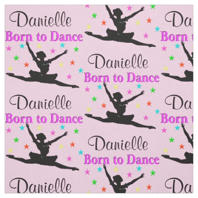 ADORABEL PERSONLIG AV ROSA BALLET DANCER FABRIC TYG (Provkarta)