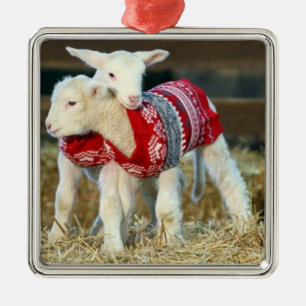 * ADORABLA KRISTMASGETTER I SVÖLJARE * JULGRANSPRYDNAD METALL