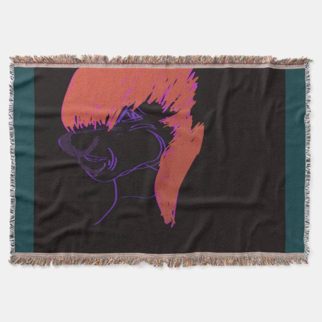 Adorable Animation Character Throw Blanket Filt (Framsidan)