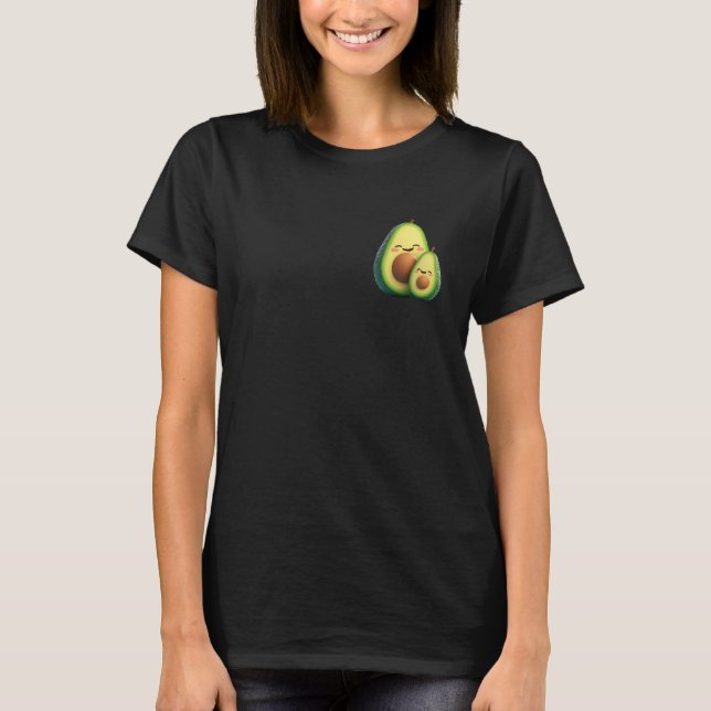Adorable Avocado Family T Shirt (Framsida)