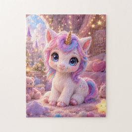 Adorable Baby Unicorn Jigsaw Puzzle Pussel