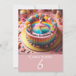 ADORABLE BALLERINA BIRTHDAY CAKE PARTY INBJUDNINGAR