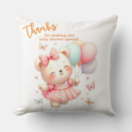 Adorable Bear – Thanksgiving Baby Shower Decor Kudde