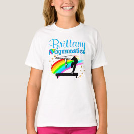 ADORABLE BLUE ANPASSNINGSBAR I KÄRLEK GYMNASTICS S TEE SHIRT