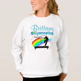 ADORABLE BLUE ANPASSNINGSBAR I KÄRLEK GYMNASTICS S TRÖJA