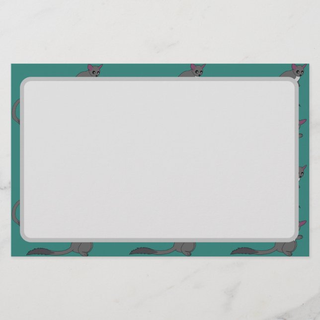 Adorable Bushbabies Illustration Brevpapper (Framsida)