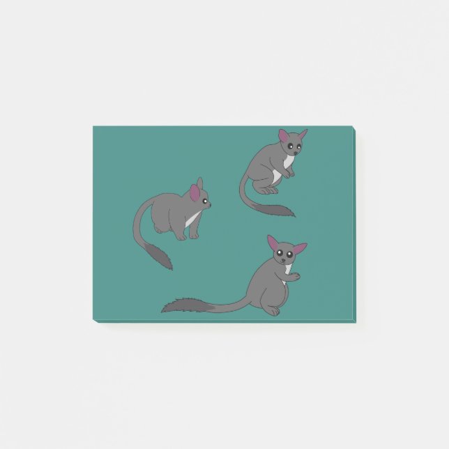 Adorable Bushbabies Illustration Post-it Block (Framsida)