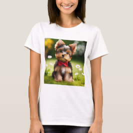 Adorable cachorro de yorkshire t shirt