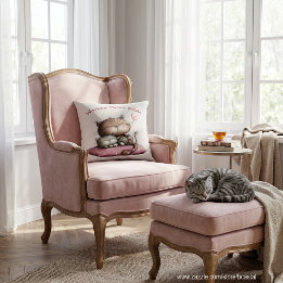 Adorable Cats Throw Pillow Kudde