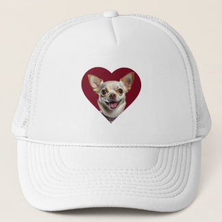 Adorable Chihuahua in Heart Shape Design Keps
