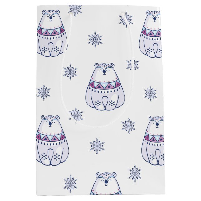 Adorable Christmas Gift Bags with Polar Bears (Framsidan)