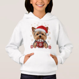 Adorable Christmas Yorkshire Terrier T Shirt
