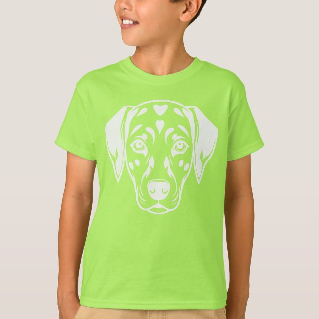 Adorable Dalmata T Shirt (Framsida)