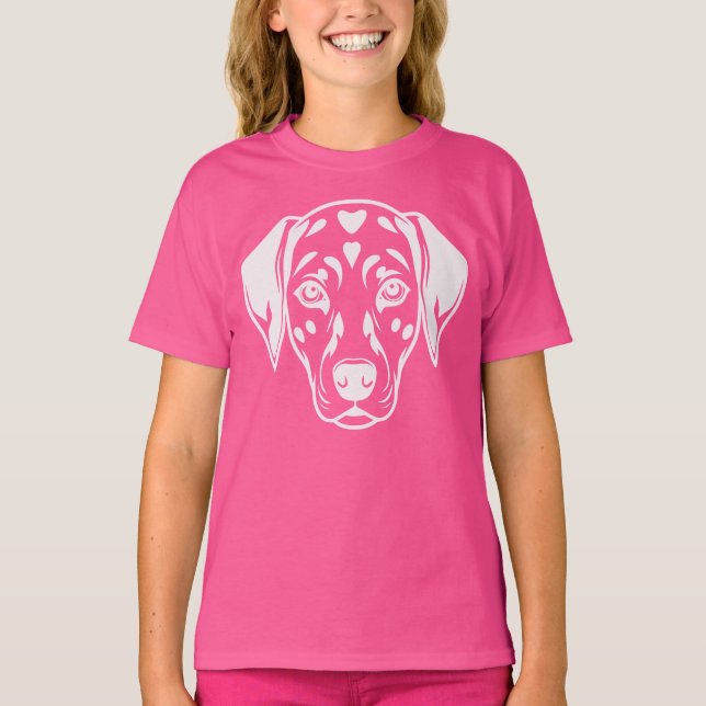 Adorable Dalmata T Shirt (Framsida)