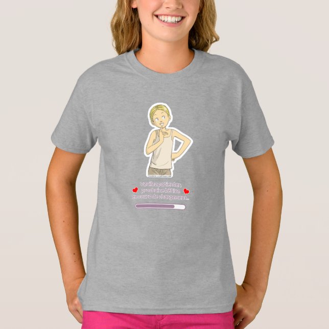 Adorable design pour fille t shirt (Framsida)