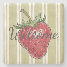 Adorable dusty strawberry Green stripes trendy