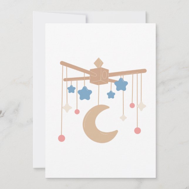 Adorable Elephant Baby Shower Invitation Inbjudningar (Baksida)
