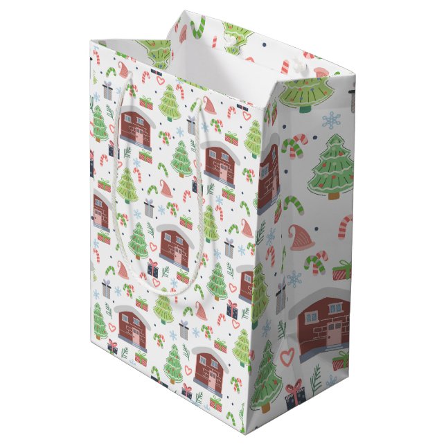 Adorable Festive Christmas Pattern (Baksidan Vinklad)