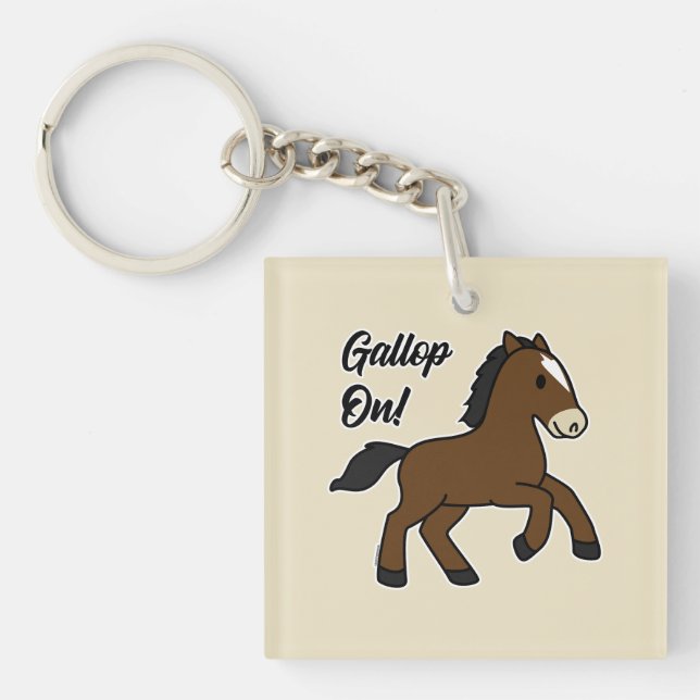 Adorable Gallop On! Happy Foal Kawaii Horse Design (Framsidan)