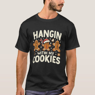 Adorable Gingerbread Christmas Graphic Holiday Fun T Shirt