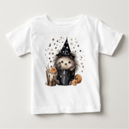 ADORABLE HALLOWEEN HEDGEHOG IN A BUCKET T SHIRT