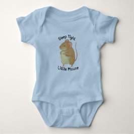 Adorable Hand-Painted Mouse Baby Bodysuit T Shirt