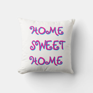 ADORABLE HOME SWEET HOME THROW PILLOW KUDDE