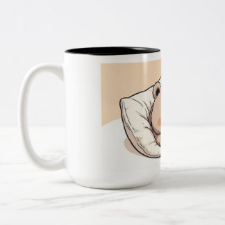 "Adorable kawaii bear Två-Tonad Mugg