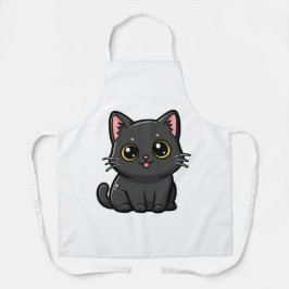 Adorable Kawaii Black Cat