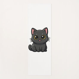 Adorable Kawaii Black Cat