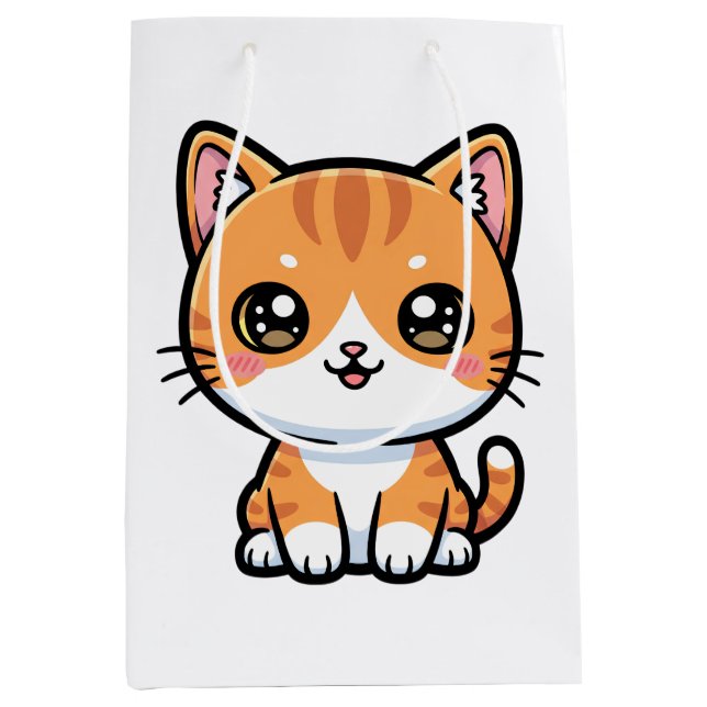 Adorable Kawaii Ginger Cat Cartoon Character (Framsidan)