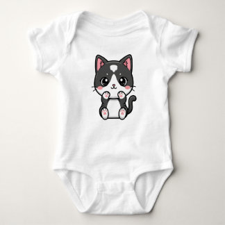 Adorable Kawaii Tabby Kitten Illustration T Shirt