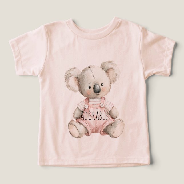 Adorable Koala Bear Animal T Shirt (Design Framsida)