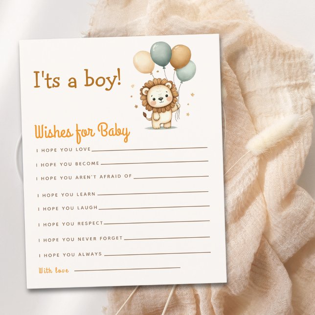  Adorable Lion Baby Shower Boy (Skapare uppladdad)