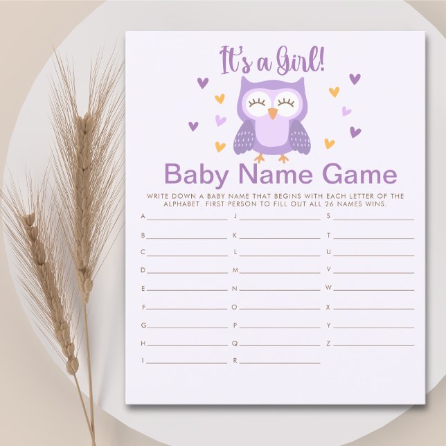 Adorable Owl Baby Shower Girl (Skapare uppladdad)
