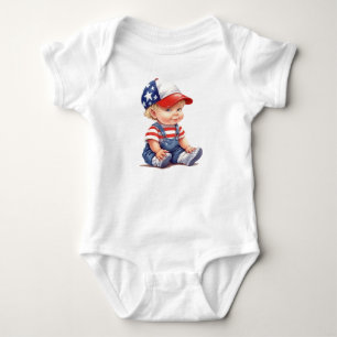 ADORABLE PATRIOTIC LITTLE POJKE T SHIRT