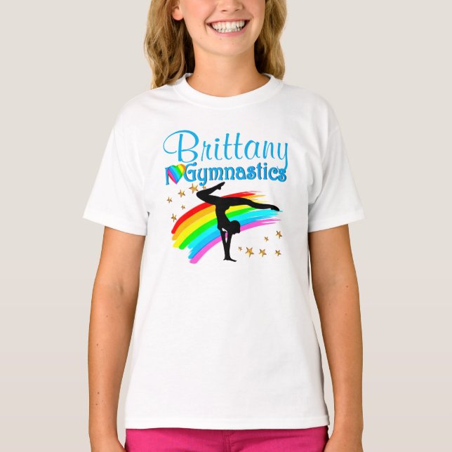 ADORABLE PERSONLIG I KÄRLEK GYMNASTICS SWEATSHIRT TEE SHIRT (Framsida)