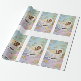 Adorable Puppy in Cradle Presentpapper