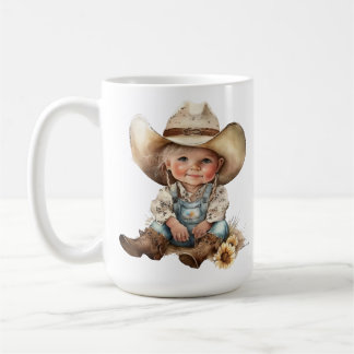 ADORABLE SMILLE COWGIRL KAFFEMUGG